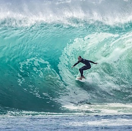Surfen op de golven Diabetes kan zijn als surfen op de golven