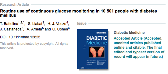 Glucosesensor een enorme steun voor mensen met type 1 diabetes